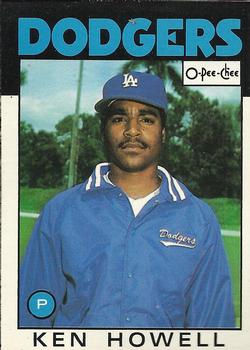 1986 O-Pee-Chee Baseball Cards 349     Ken Howell